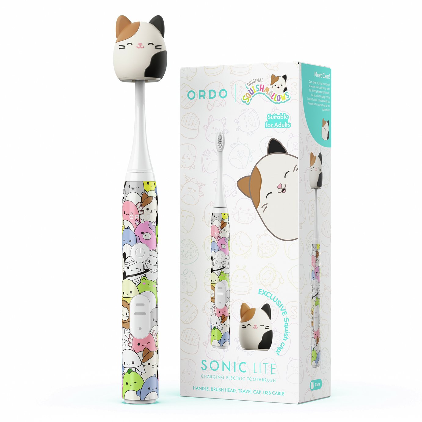 Ordo Cam+Squad Squishmallows Lite Kids Electric Toothbrush
