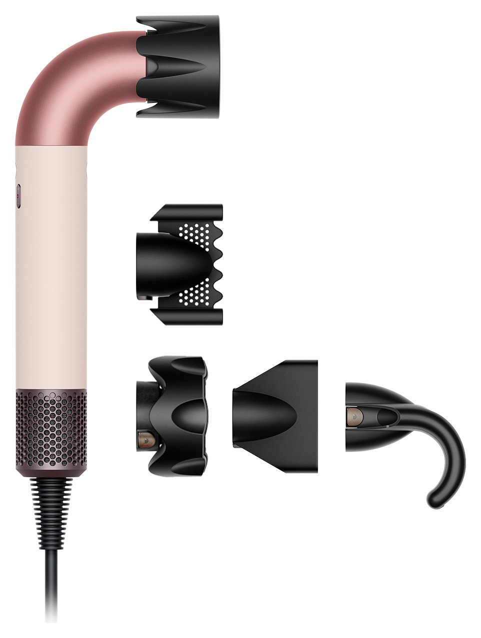 Dyson Supersonic R Hair Dryer Straight + Wavy - Pink