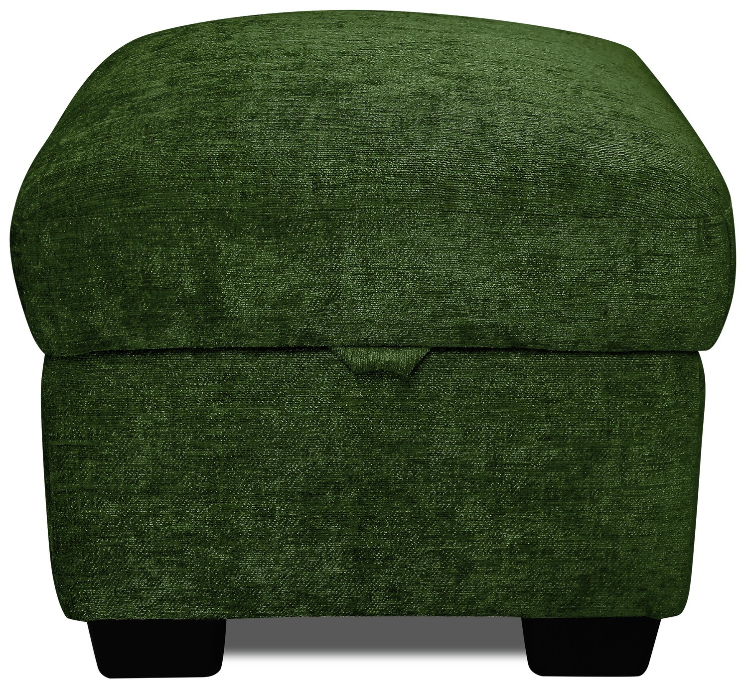 Argos Home Taylor Fabric Storage Footstool - Green