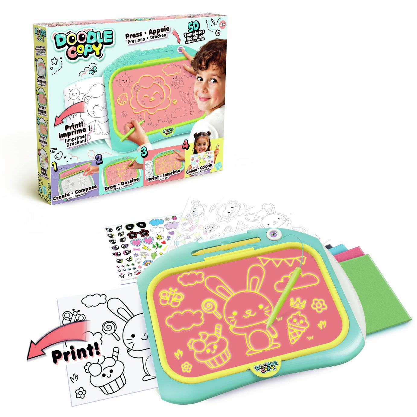 Doodle Copy Draw & Print Activity