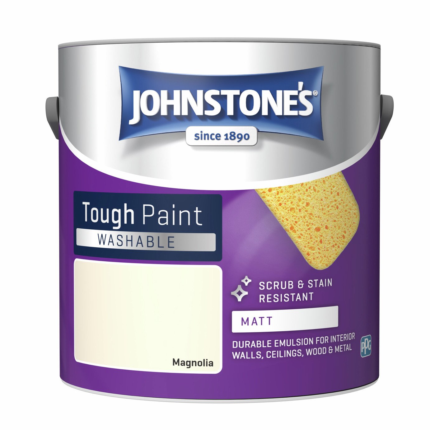 Johnstone's - Washable Matt Paint - Magnolia - 2.5L