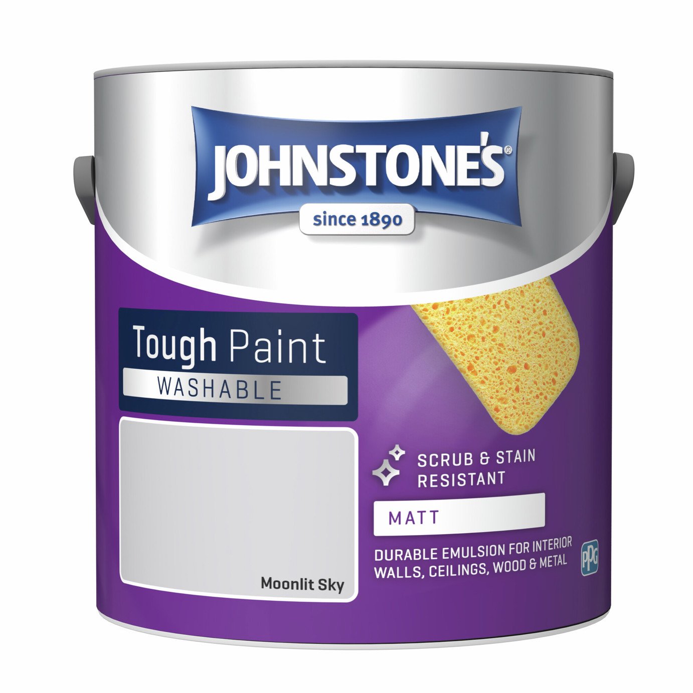 Johnstone's - Washable Matt Paint - Moonlit Sky - 2.5L