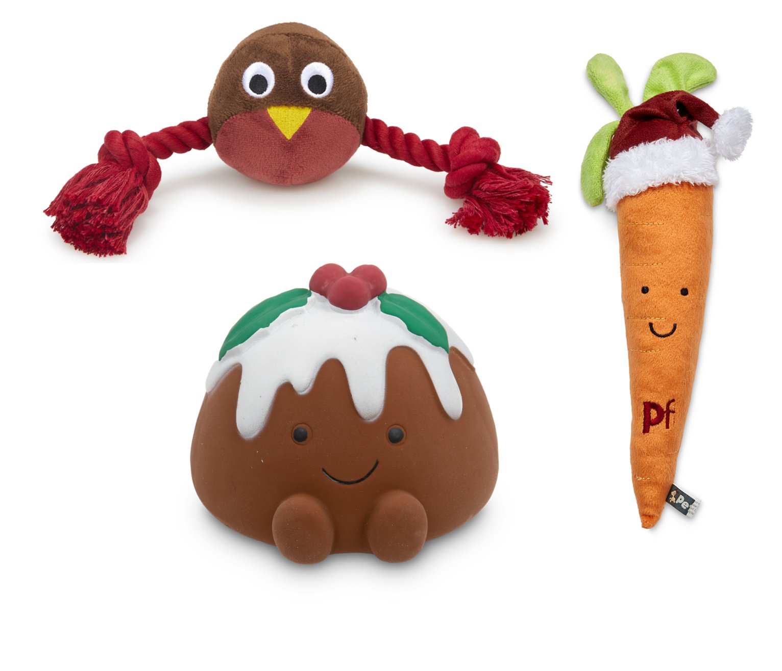 Petface Xmas Dog Toy Bundle