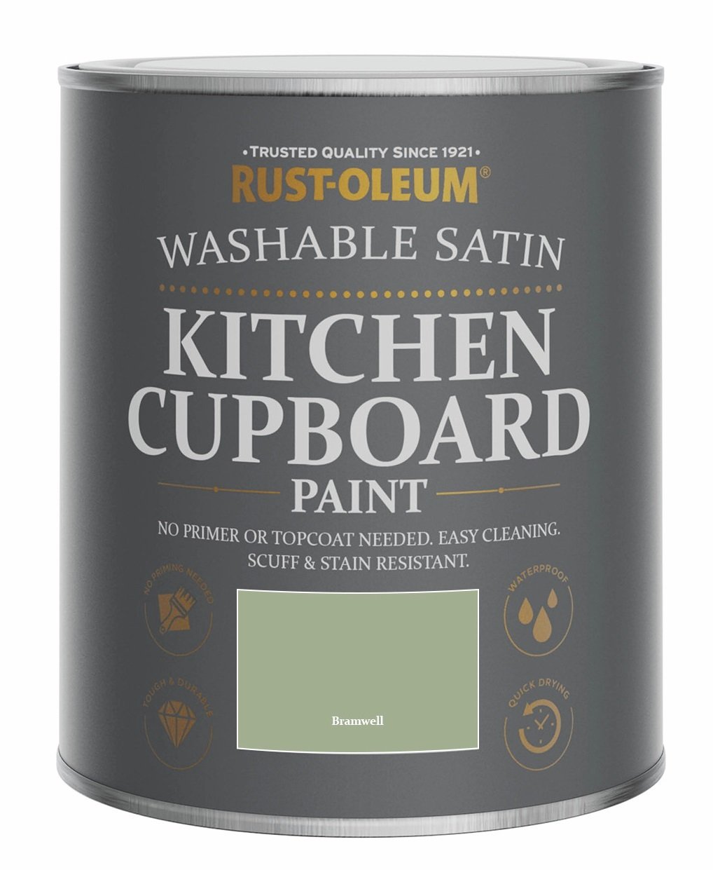 Rust-Oleum Kitchen Satin Cupboard Paint 750ml - Bramwell