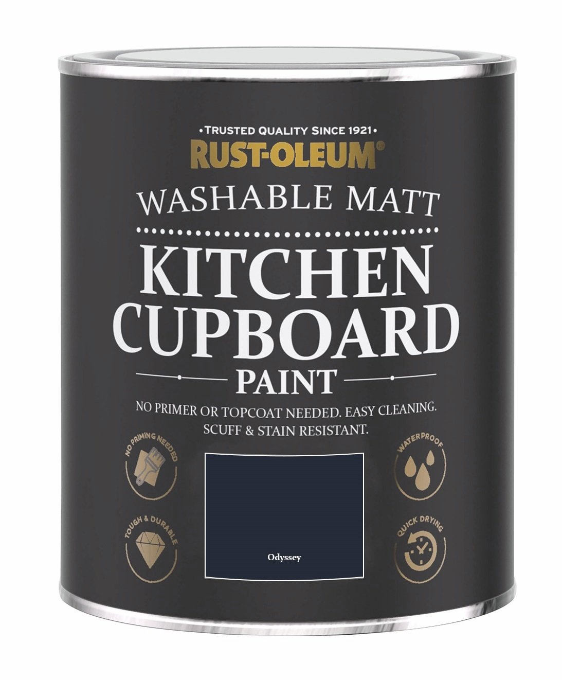 Rust-Oleum Kitchen Matt Cupboard Paint 750ml - Odyssey