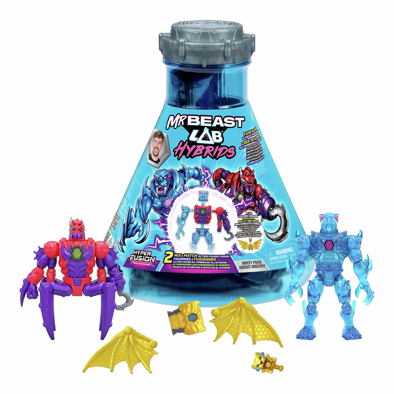  MrBeast Lab Hybrids Action Figure Multi Pack