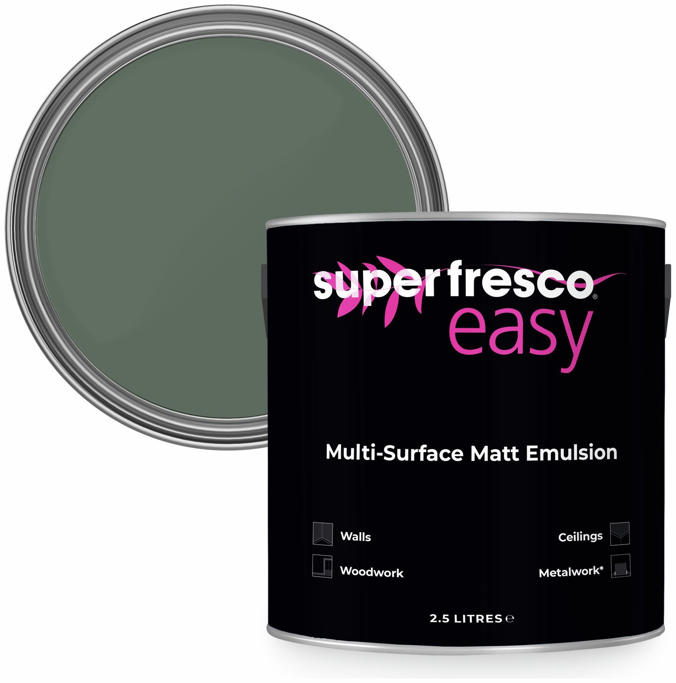 Superfresco Easy Multi-Surface Matt Paint 2.5L - Stay Wild