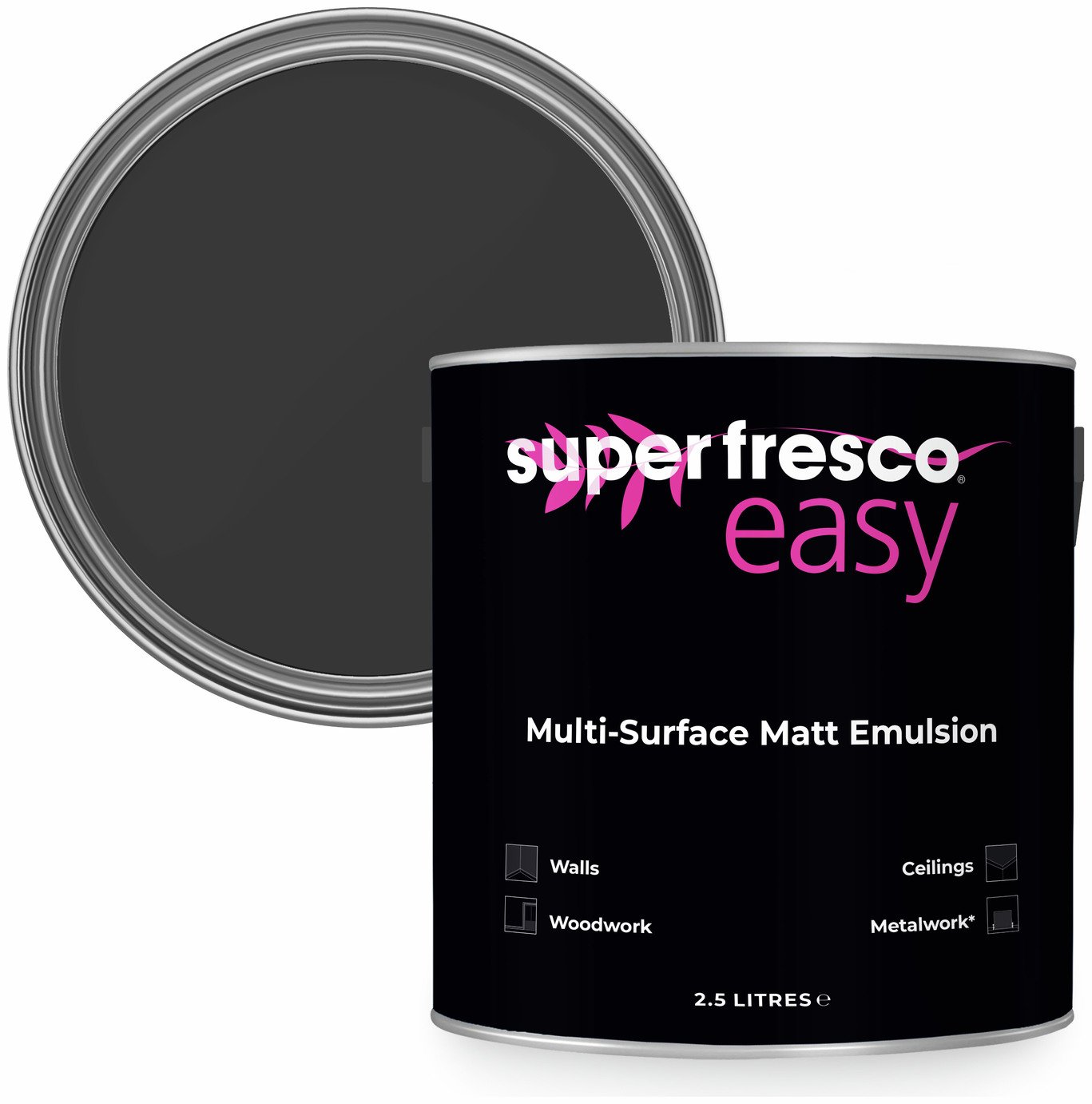 Superfresco Easy Multi-Surface Matt Paint 2.5L -Up All Night