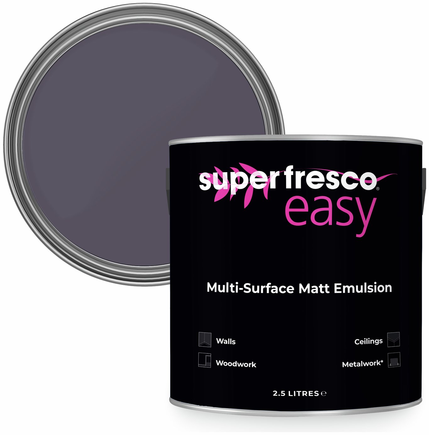 Superfresco Easy Multi-Surface Matt Paint 2.5L -Weekend Club