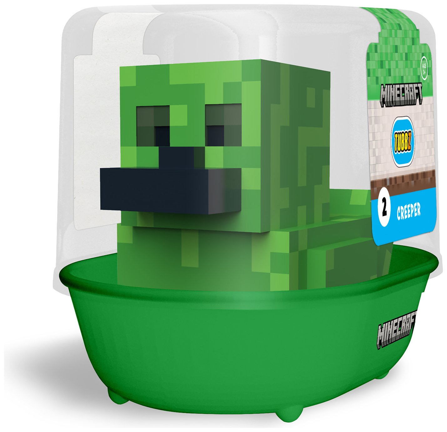 Tubbz Minecraft Creeper Rubber Duck First Edition