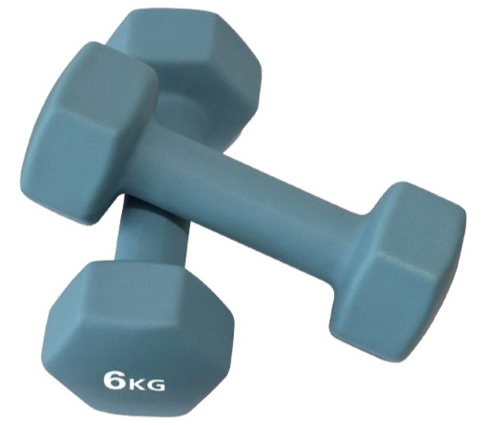 Pro Fitness Neoprene Dumbbells - 2 x 6kg