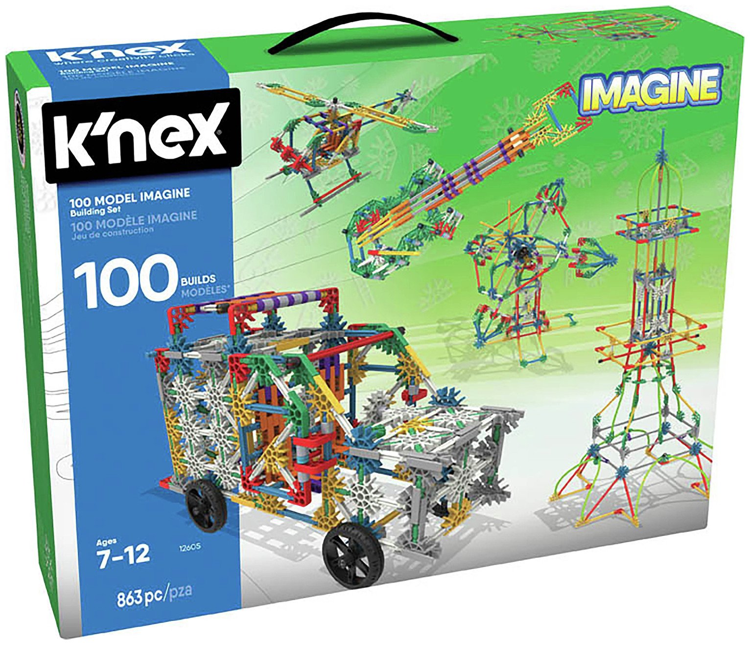 K'nex Classic Imagine 100 Model Building Set