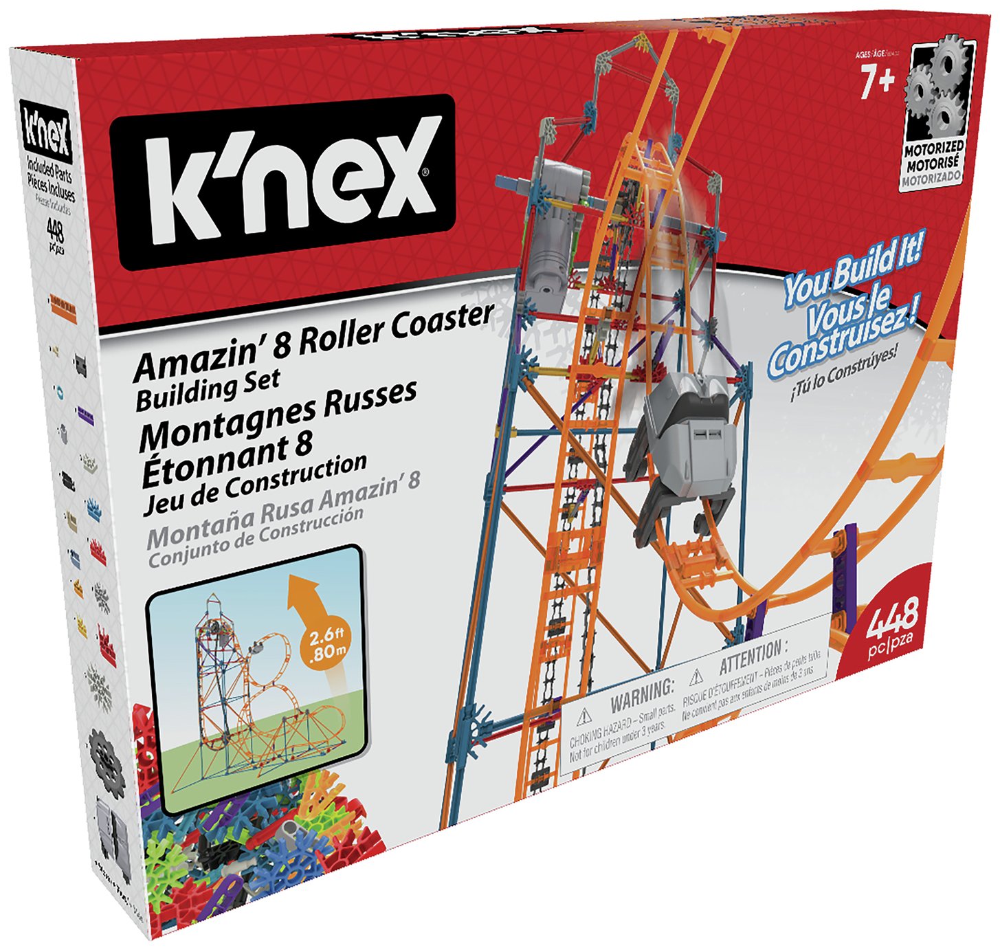 K'nex Amazin' 8 Roller Coaster Building Set