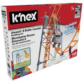 K'nex Amazin' 8 Roller Coaster Building Set
