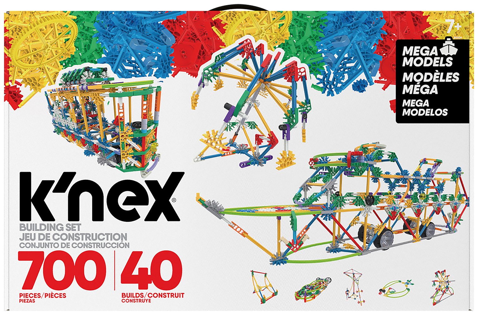 K'Nex Classics 700 40 Model Mega Models Building Set