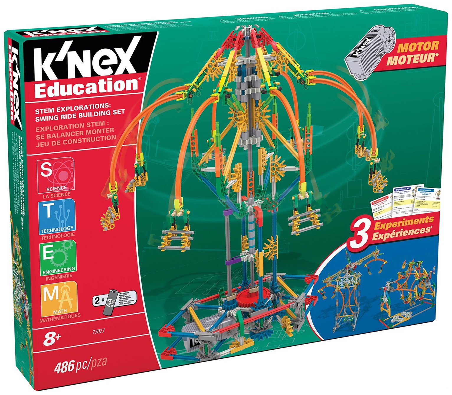 K'nex STEM Explorations Swing Ride Building Set