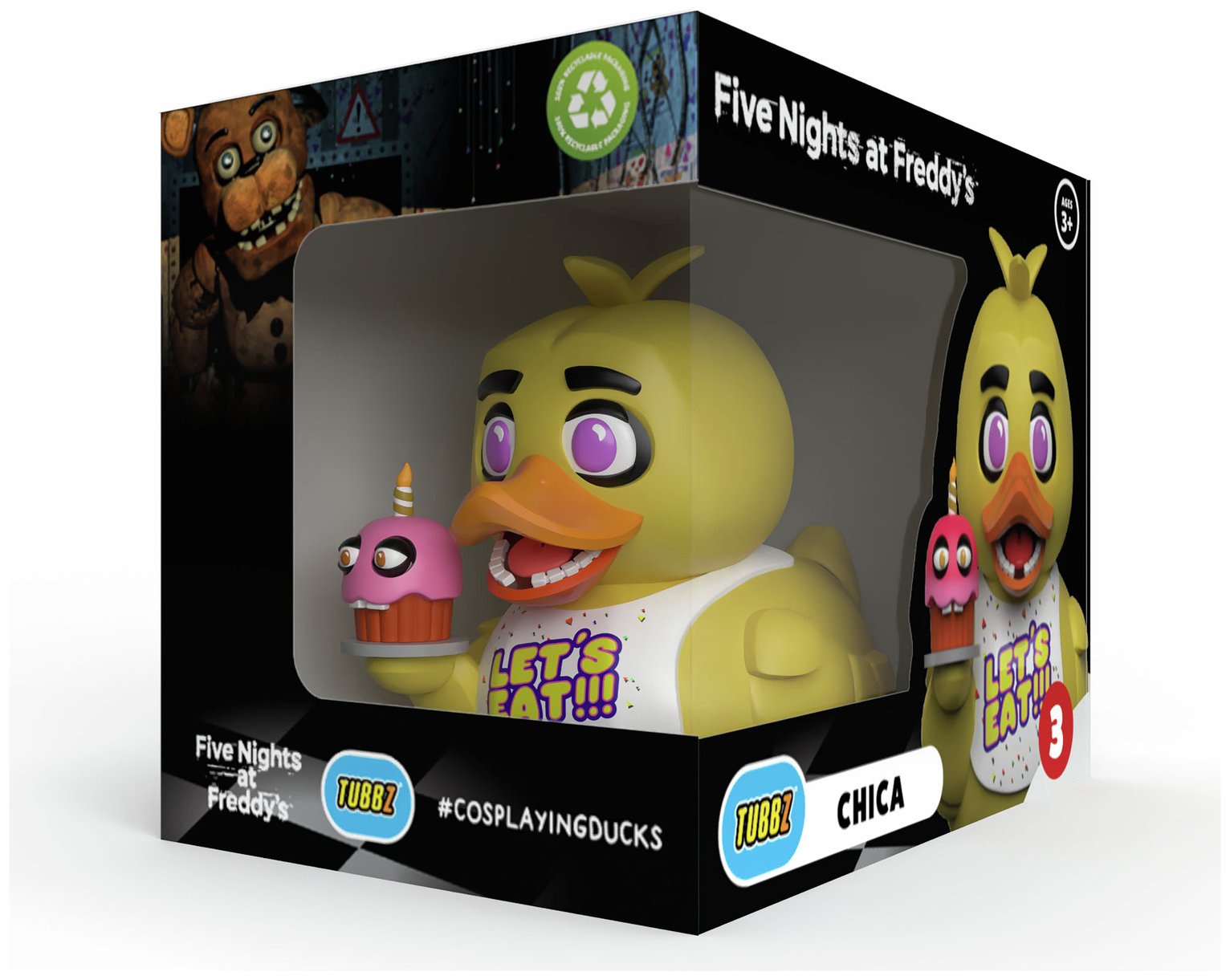 Tubbz Five Nights At Freddys Chica Rubber Duck Boxed Edition
