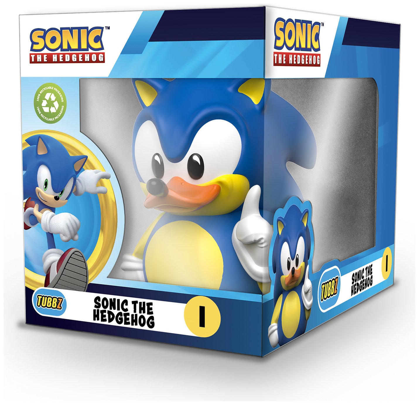 Tubbz Sonic The Hedgehog Rubber Duck Boxed Edition