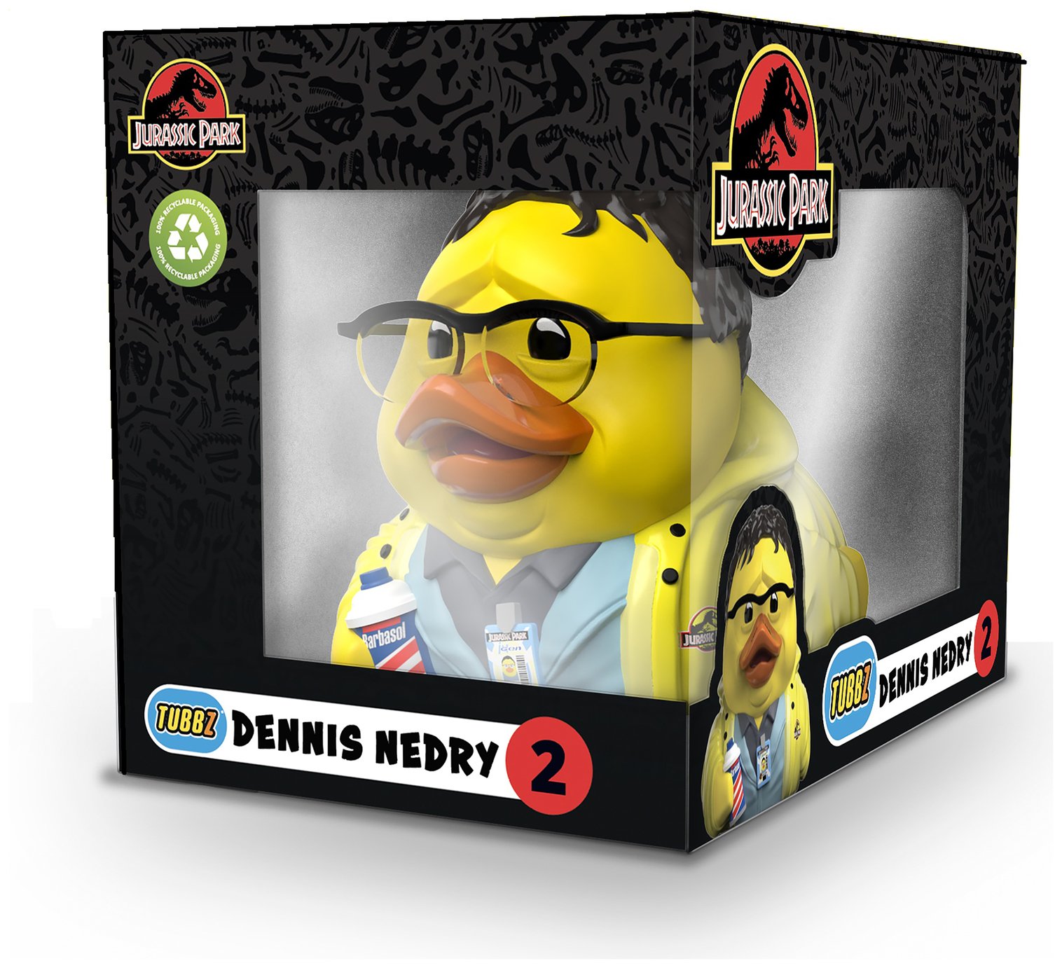 Tubbz Jurassic Park Dennis Nedry Rubber Duck Boxed Edition