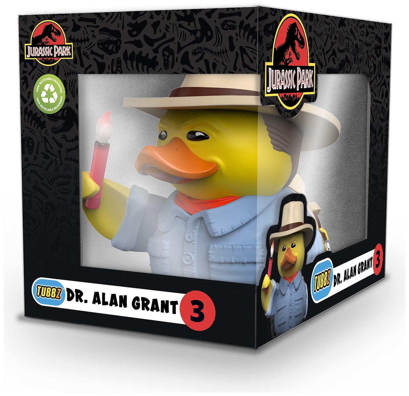 Tubbz Jurassic Park Dr Alan Grant Rubber Duck Boxed Edition