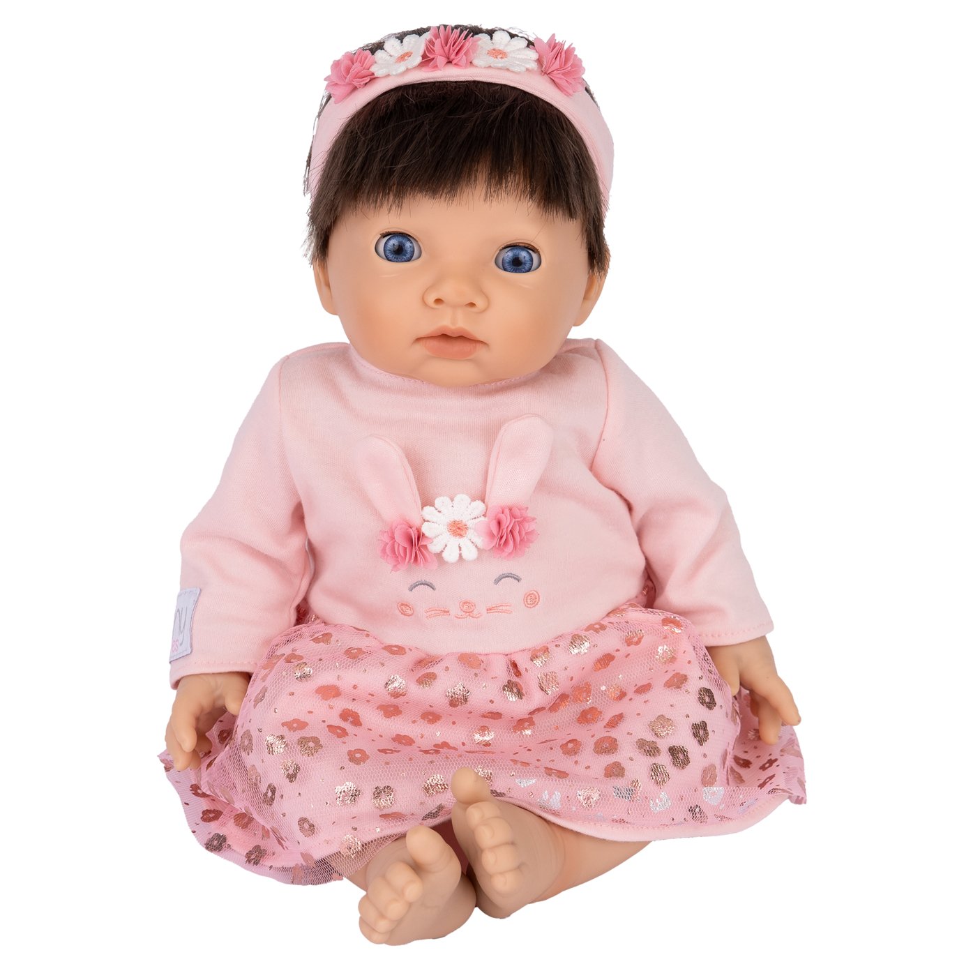 Tiny Treasures 44cm Bunny Flower Doll Outfit