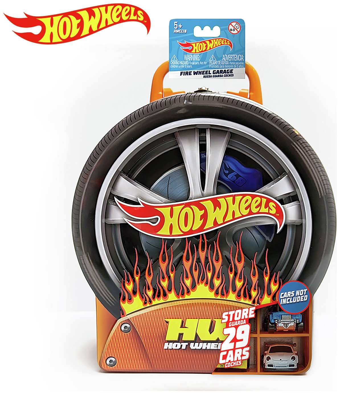Hot Wheels Fire Wheel garage Metallic Car Case