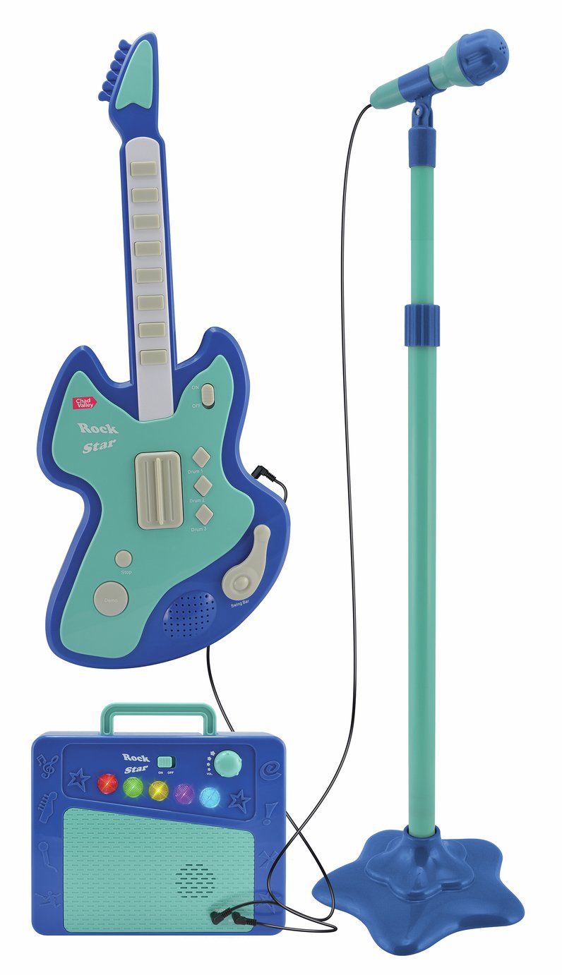 Chad Valley Musical Guitar Microphone and Amplifier Toy