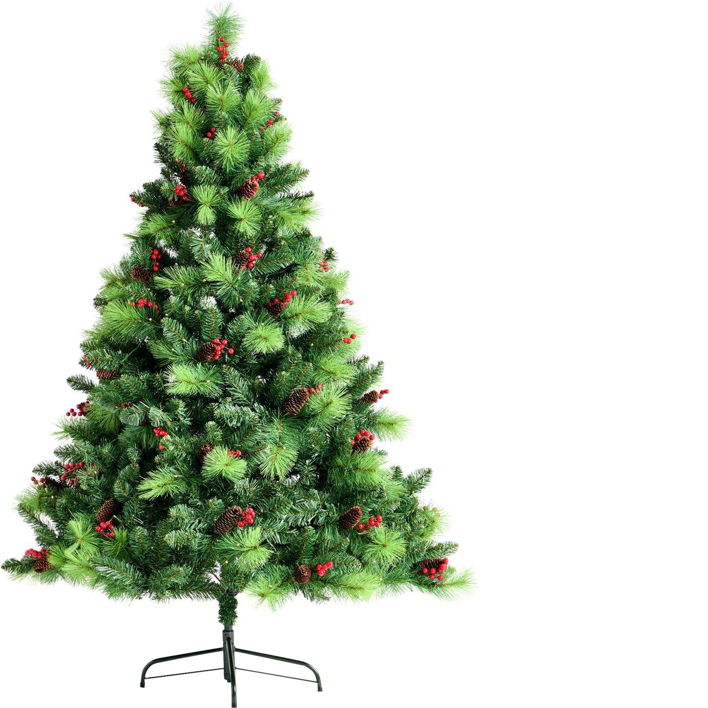 Habitat 6ft Pre lit Christmas Tree with Red Berries