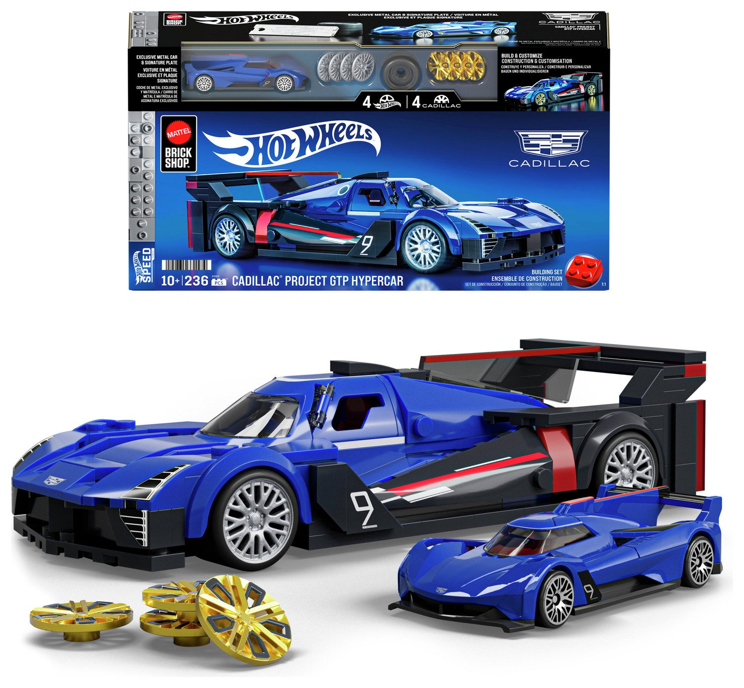 Brick Shop Hot Wheels Cadillac Project GTP Hypercar Kit 