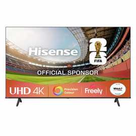 Hisense 58 Inch 58E6QTUK Smart 4K UHD HDR LED Freely TV