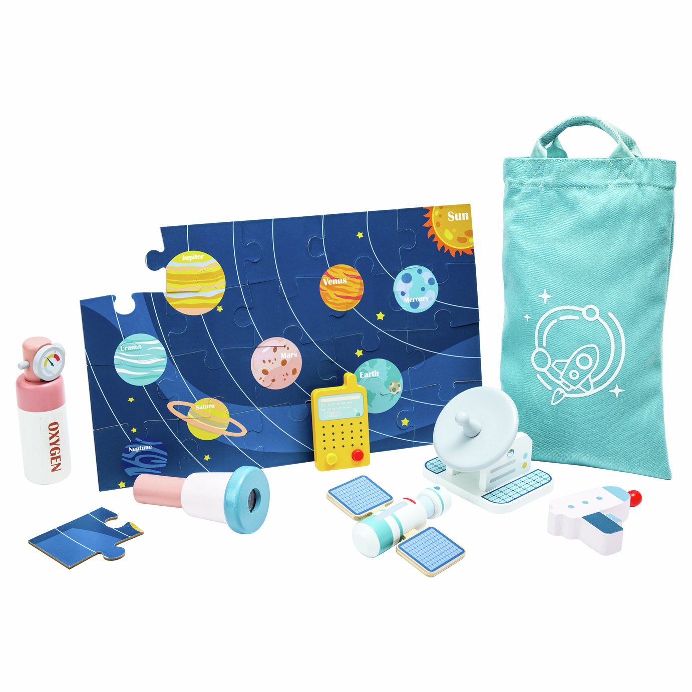 Chad Valley Wooden Astronaut Set 