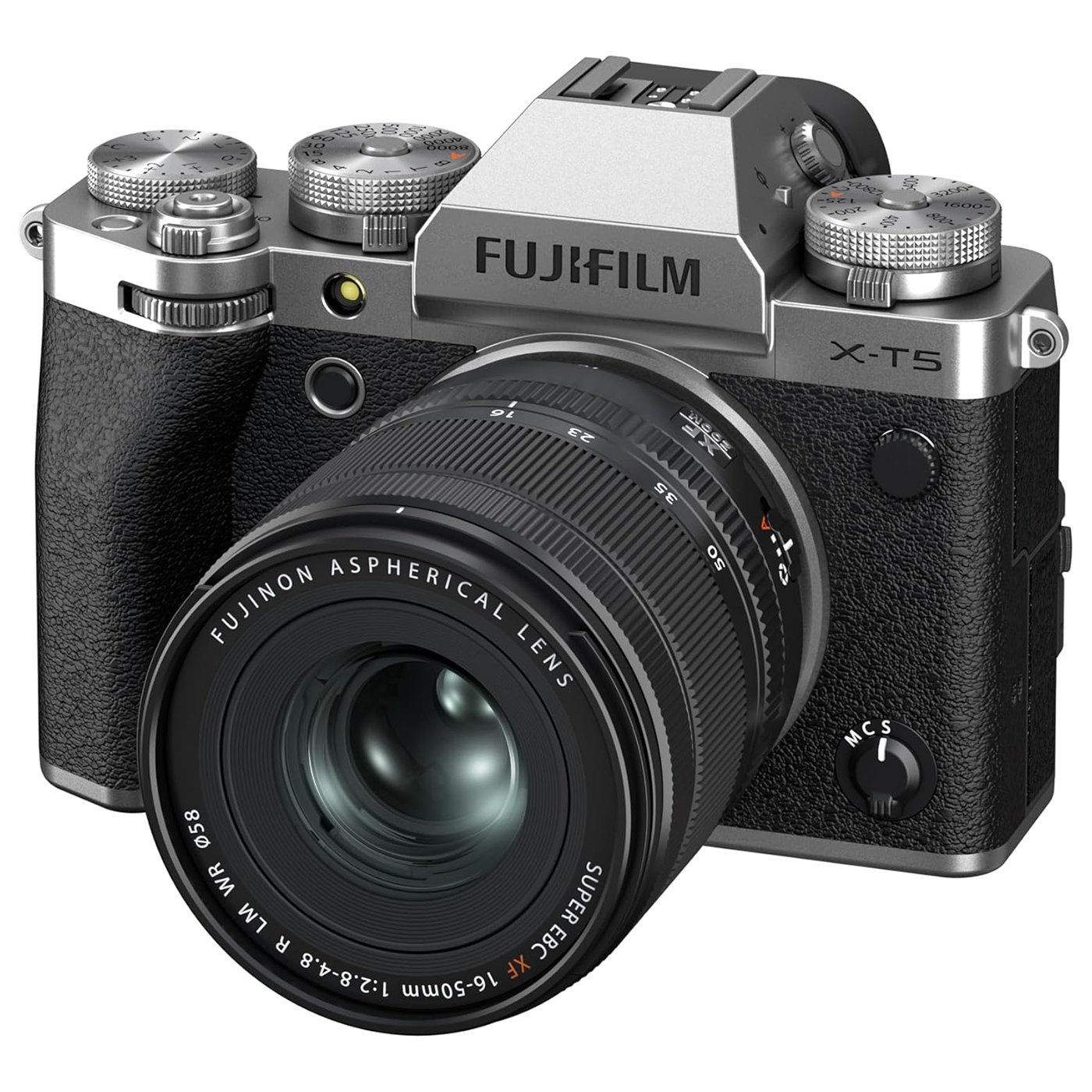 Fujifilm X-T5 Mirrorless Camera with 16-50 Lens - Silver