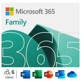 Microsoft 365 Family 1 Year 6 Users Digital Download