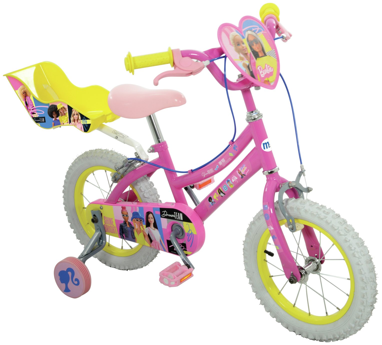Barbie 14 inch Wheel Size Kids Beginner Bike