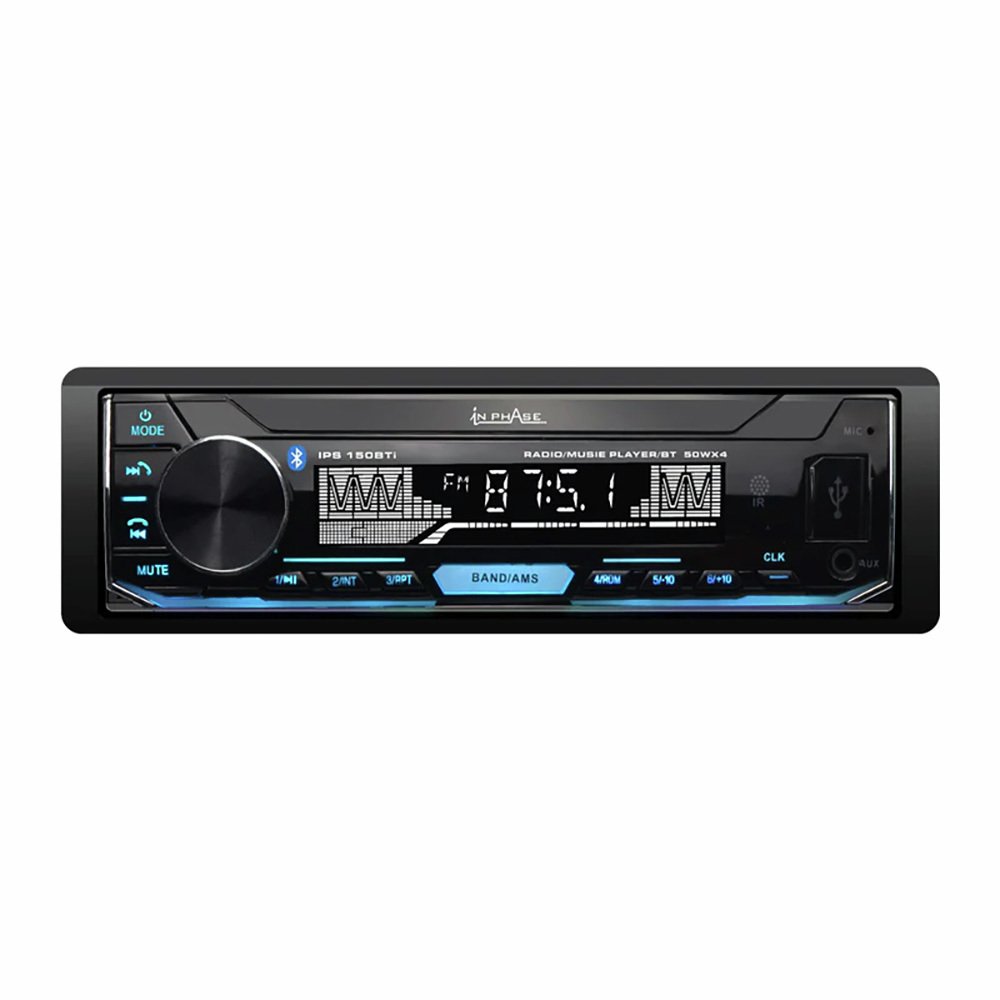 In Phase IPS150BTI Meshless Car Stereo