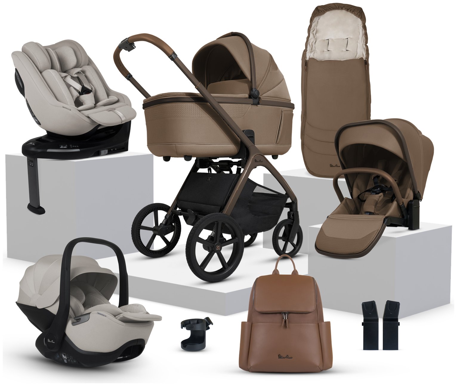 Silver Cross Family Travel System - Maple