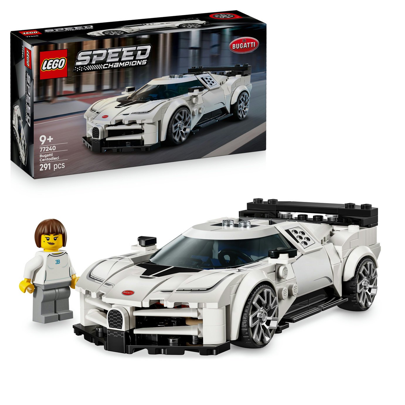 LEGO Speed Champions Bugatti Centodieci Sports Car 77240