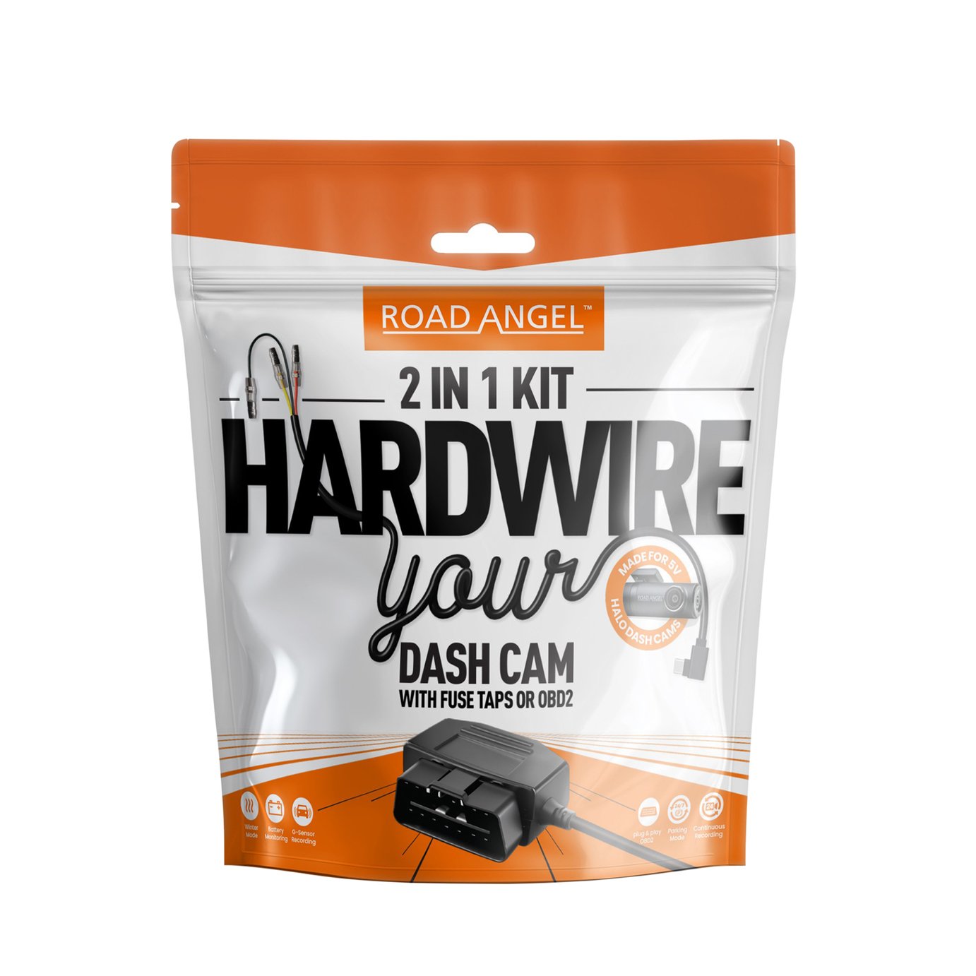 Road Angel Hardwire Kit for Halo Guardian Vision3 Ignite 2