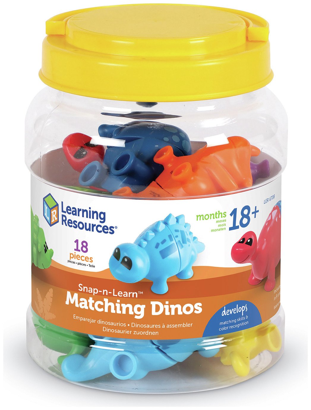 Learning Resources Snap-n-Learn Matching Dinos