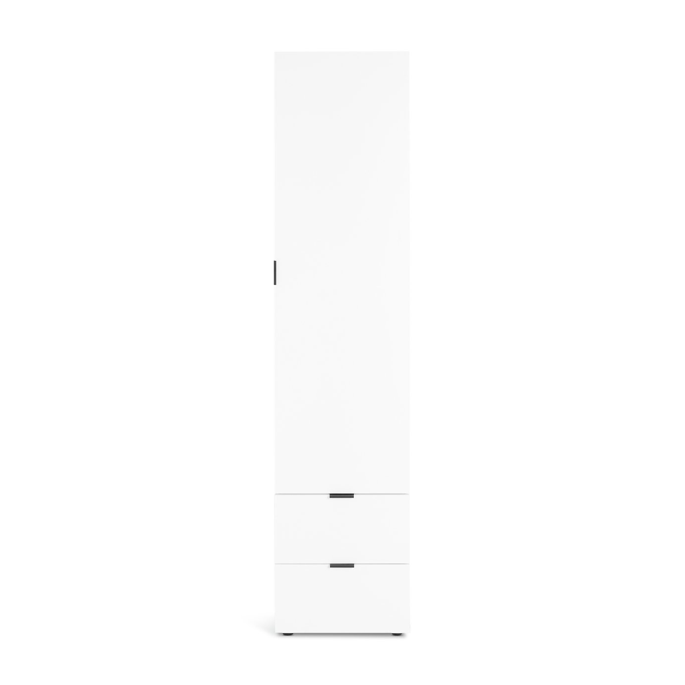 Habitat Zeke 1 Door 2 Drawer Wardrobe - White