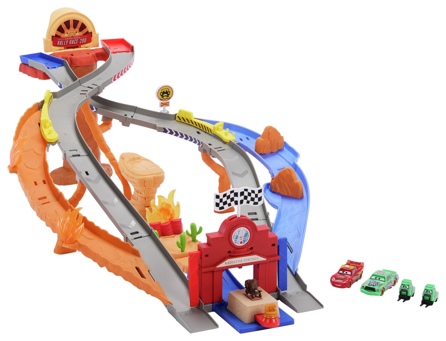 Disney Cars Radiator Springs Race & Rescue Raceway Playset