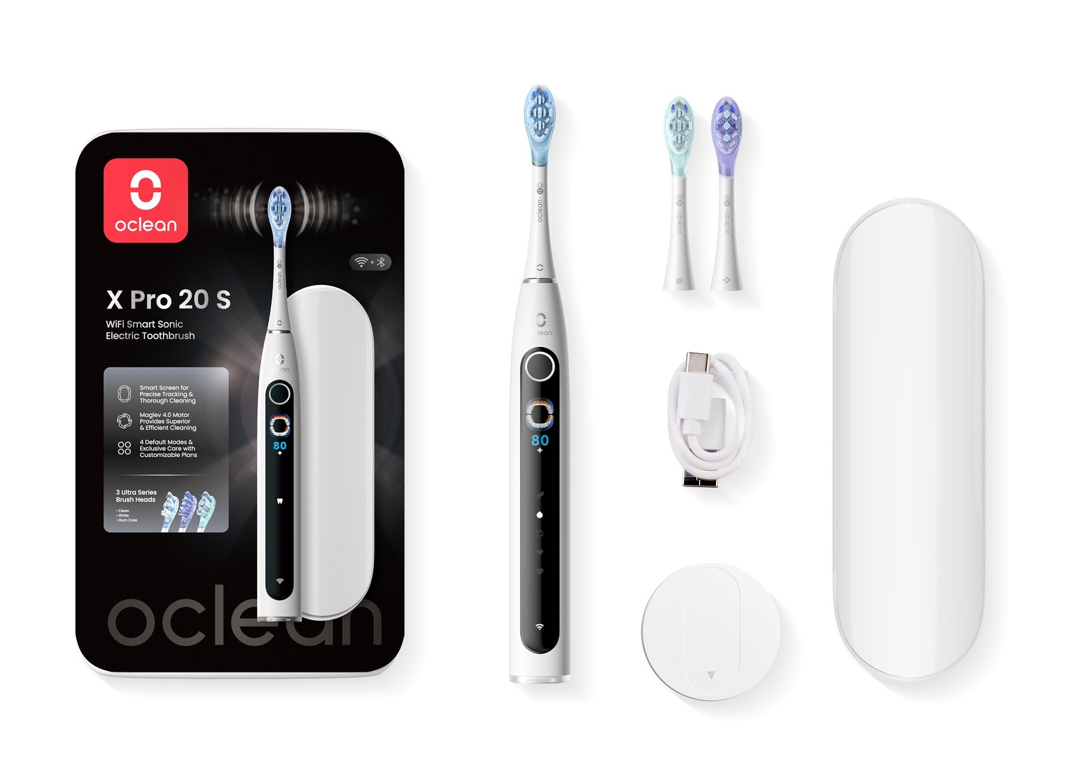 Oclean X Pro 20 Sonic Toothbrush White