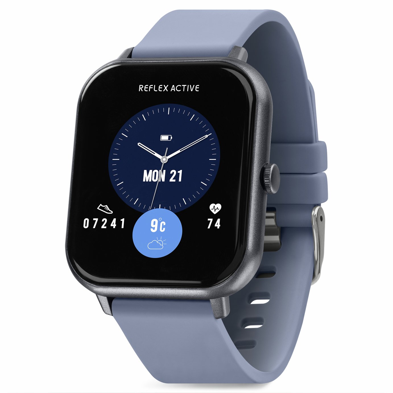 Reflex Active Nexus Blue Silicone Strap Calling Smart Watch