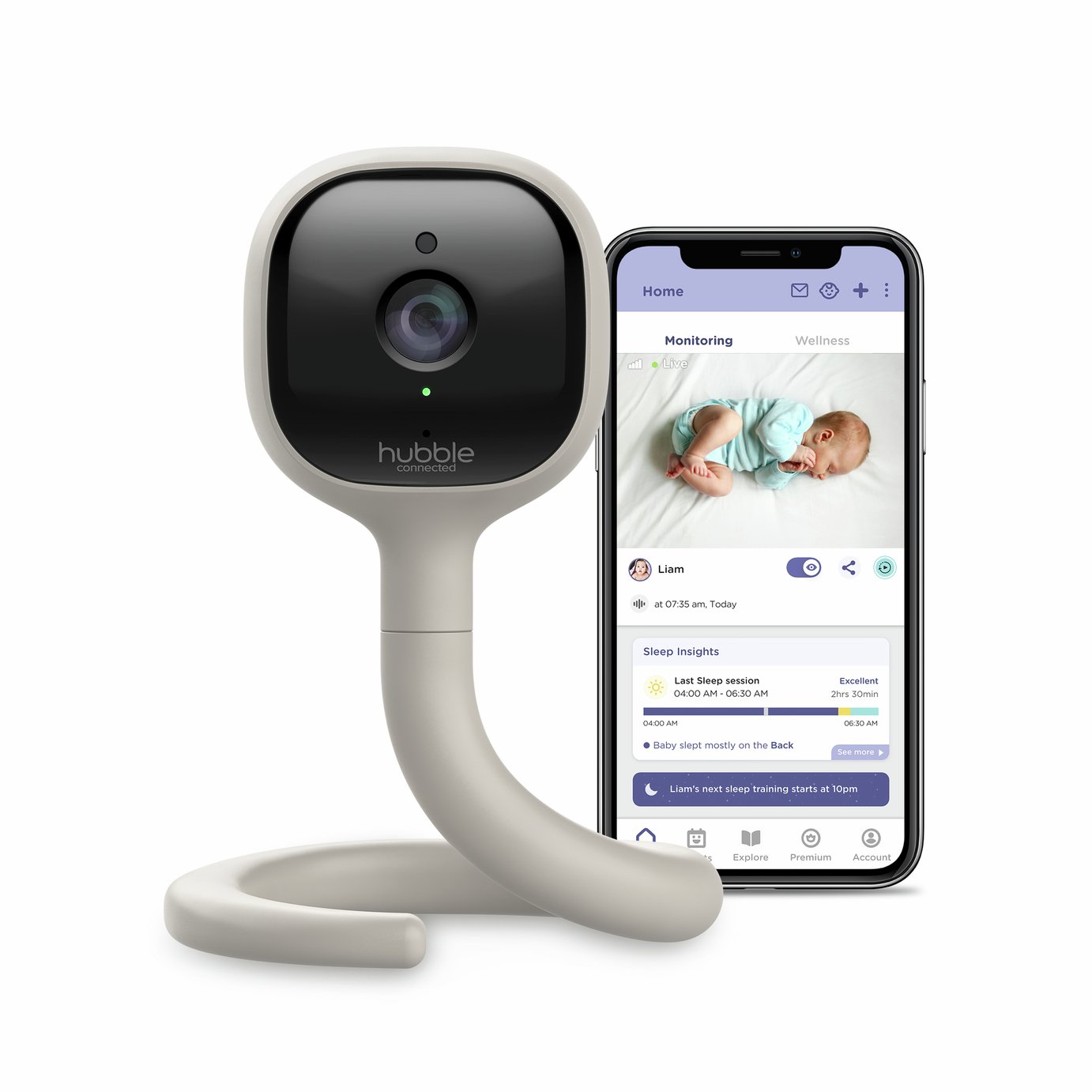Hubble Go Baby Smart Camera Baby Monitor 