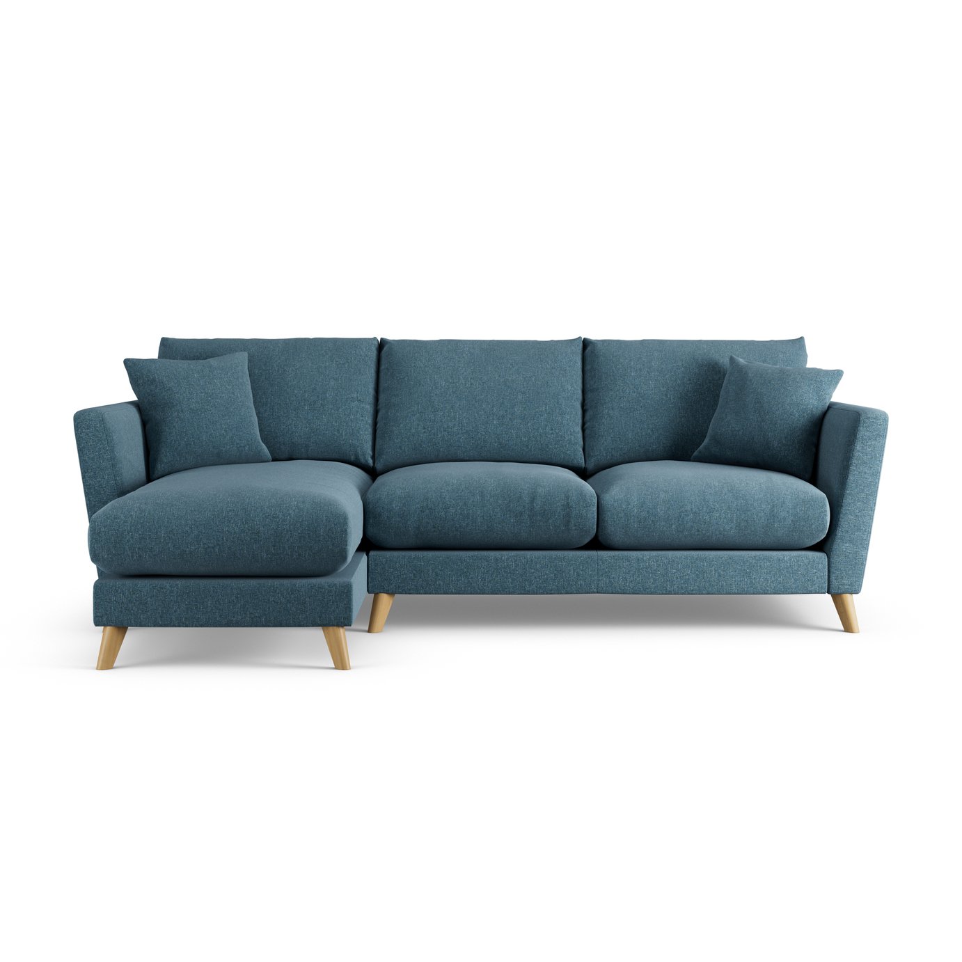 Habitat Lomond 4 Seater Left Hand Chaise Sofa