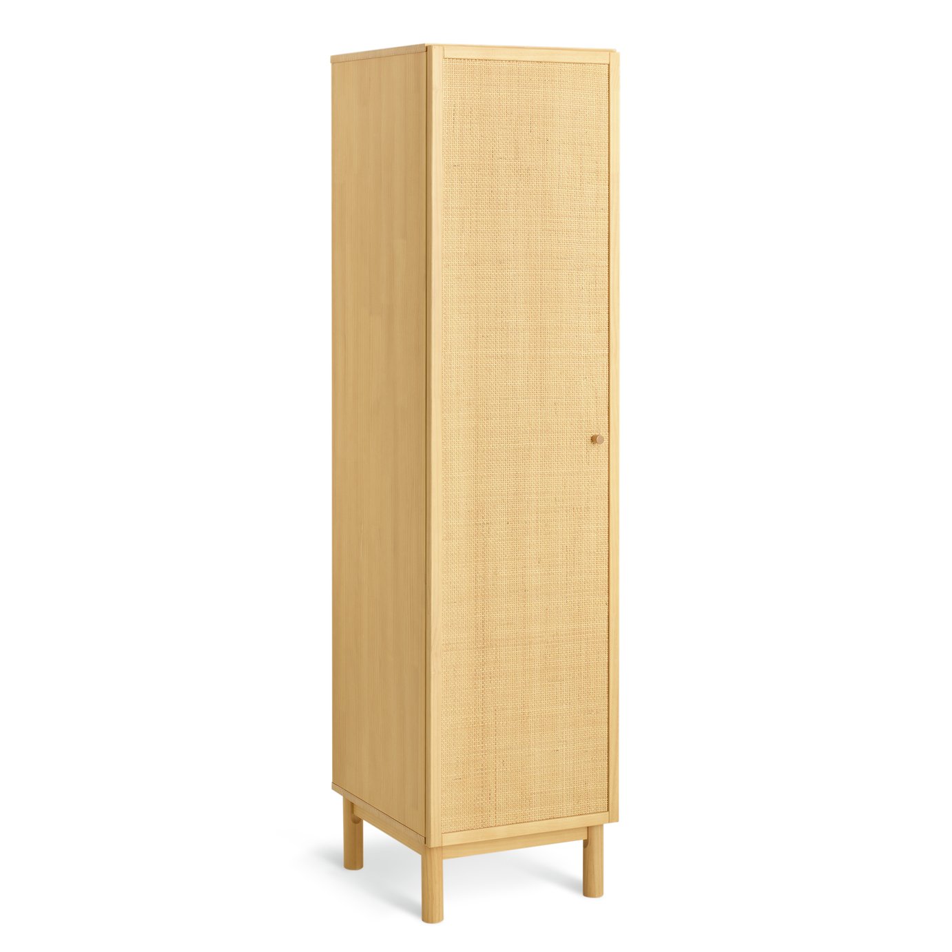 Habitat Simone 1 Door Wardrobe - Oak