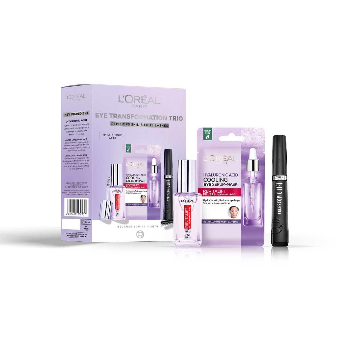L'Oreal Paris Eye Transformation Trio Skincare Set