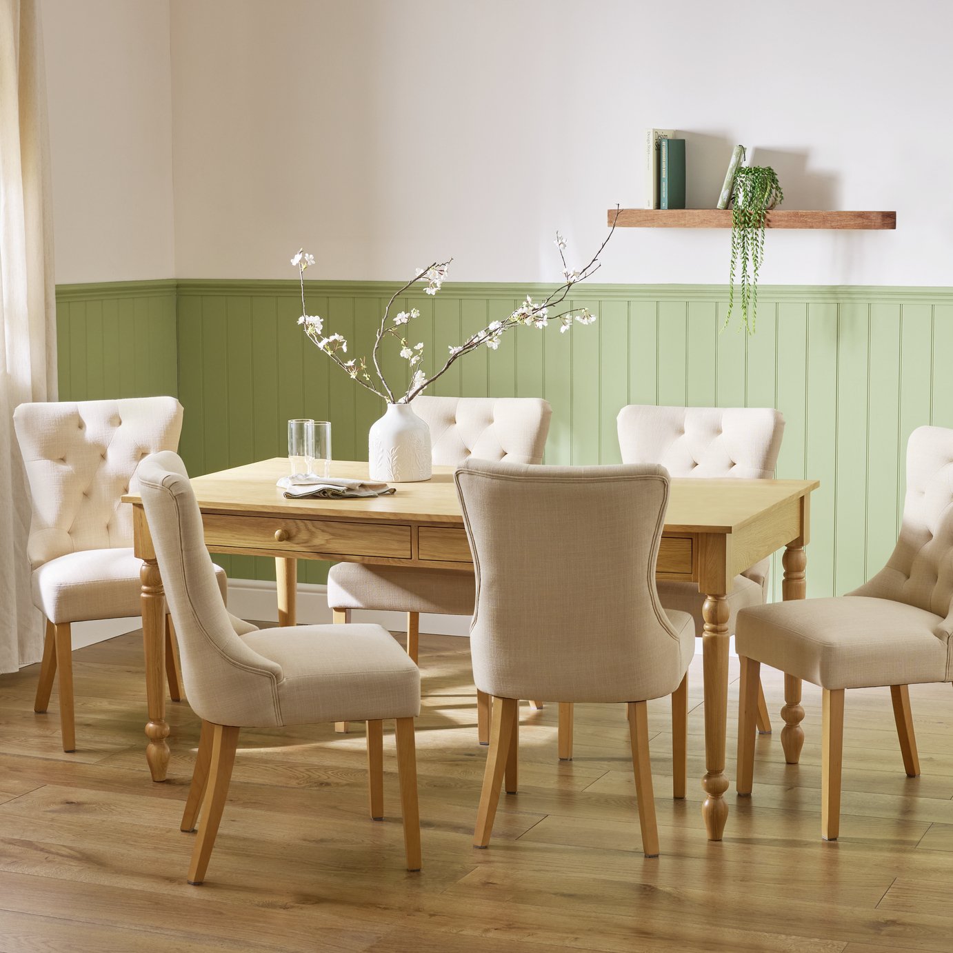 Argos Home Bess Dining Table & 6 Chairs