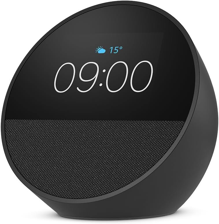 Amazon Echo Spot - Smart Alarm Clock with Alexa