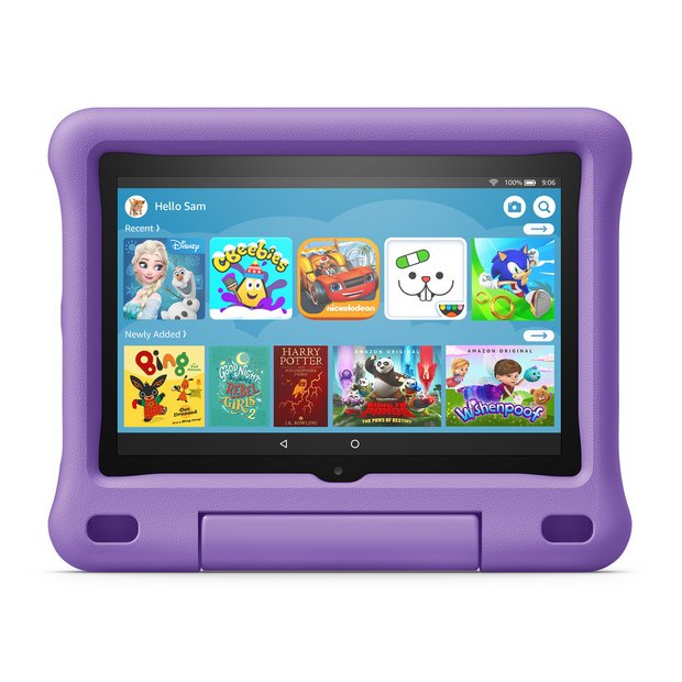 Buy Amazon Fire Hd 8 Kids 8in 32gb Tablet Kid Proof Case Purple Tablets Argos